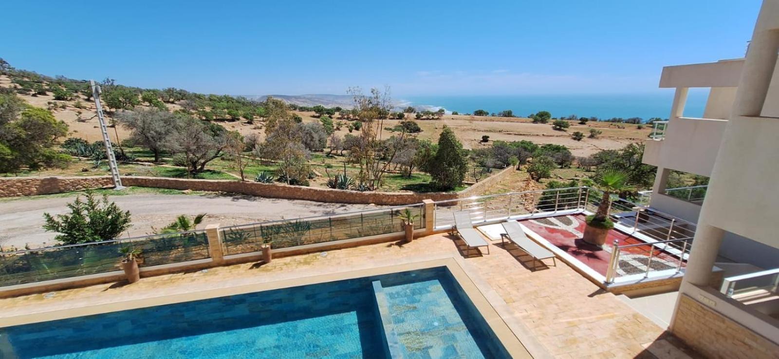 Appartement Duplex Taghazout Ocean With Pool & Fitness Extérieur photo