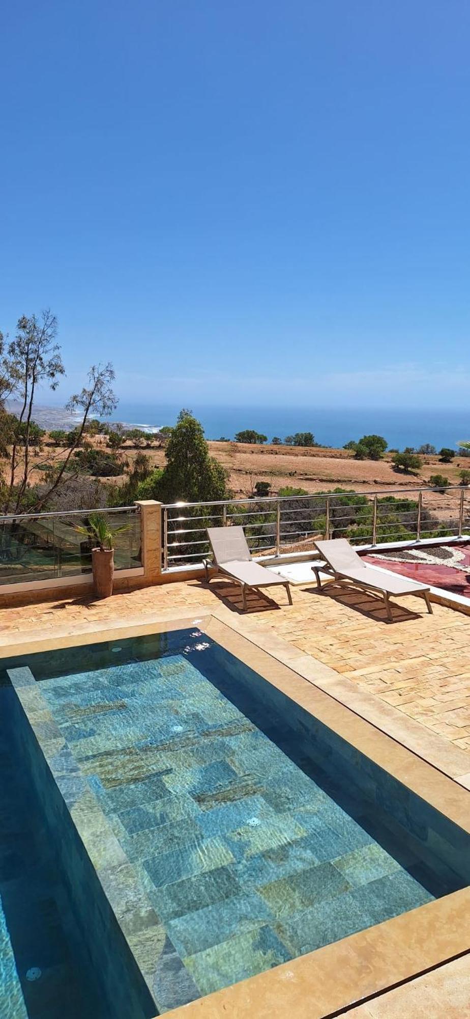 Appartement Duplex Taghazout Ocean With Pool & Fitness Extérieur photo
